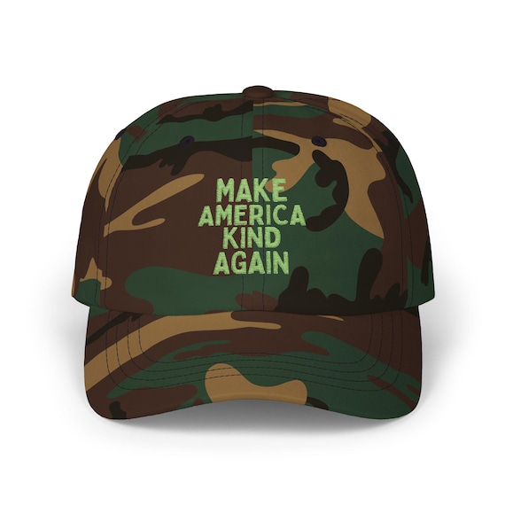 Embrace Kindness: Make America Kind Again Dad Cap - Stand Out on July 4th! Anti Trump Anti MAGA Protest Hat