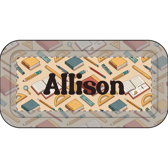 School Supplies Pencil Case | Personalized Free of Charge Books & Stationery Name Pouch