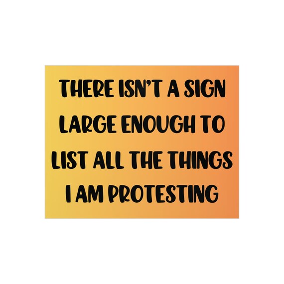 Activism Foam Board Sign: Awareness Campaign Decor