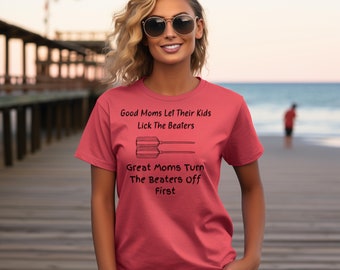Funny Mom Vibes Moederdagshirt - Funny Mama Sassy, Snarky, Funny Moms Life Tee - Gildan 64000 Softstyle Unisex T-shirt - Geweldig cadeau voor moeder