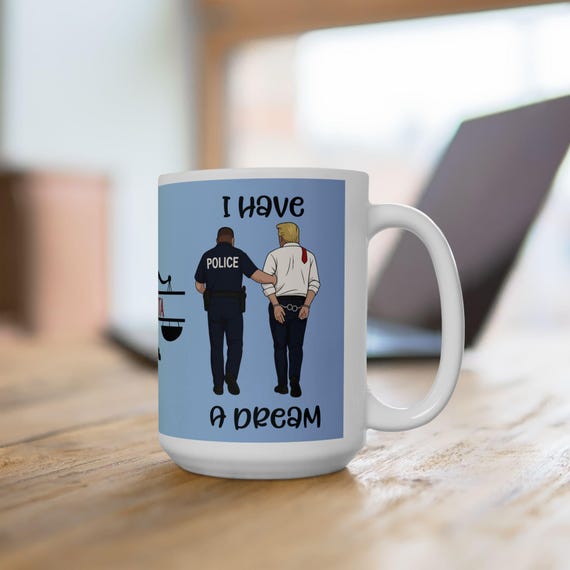 Personalized Lock Him Up Trump Justice Mug: Perfect Attorney Gift for Birthdays & Graduations, Birthday Gift, Present For Activists
