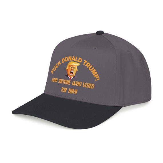 Anti-Trump Mid Profile Baseball Cap | Political Statement Baseball Hat