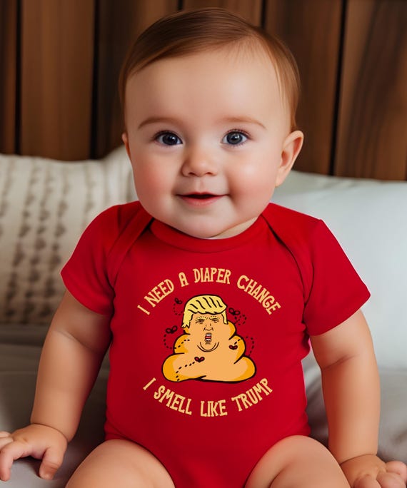 Funny Anti-Trump Infant Bodysuit: Future Changemaker Protest Apparel