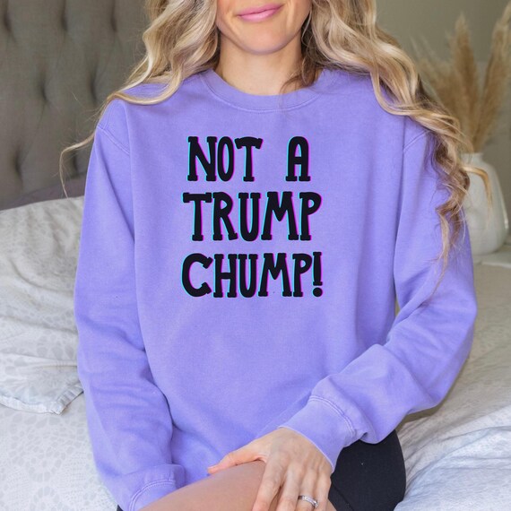 Chuckle-Worthy Anti-Trump Sweater: Stand Out with Satire and Fashion, All-Gender Sweatshirt, Support Democracy, Unisex Fit