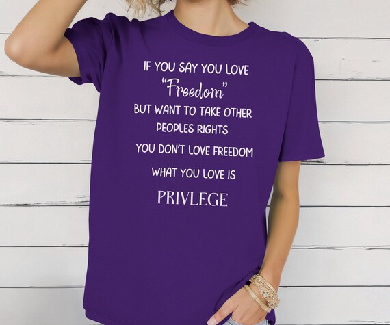 Comfort and Empowerment Combined - Tim Walz Freedom Quote Tee for Casual, Activist, or Gift Wear! Great for Everyday Comfort, Protest Shirt