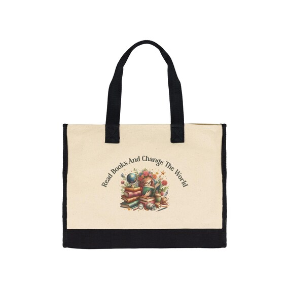 Fashionable Tote Bag for Literary Lovers - A Must-Have for Librarians and Bookworms Alike! Great For Educators, Bibliophiles, Book Clubs
