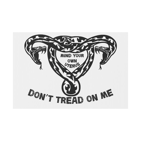 Mind Your Own Uterus Yard Sign - Empowering Garden Decor, Feminist Protest Sign, Home & Lawn Decoration, Awareness Campaign