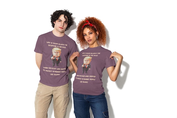 Political Caricature Pointing Character T-Shirt | Satirical Quote Tee