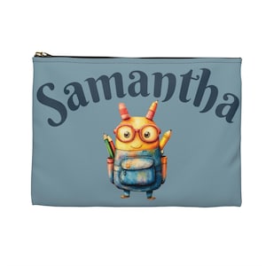 Personalisierte Spaß Schulsachen - Federmäppchen mit Namen! Back to School Geschenk, benutzerdefinierte Namen Tasche, lustige Schulbedarf