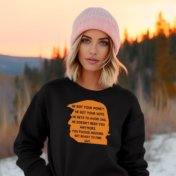 FAFO Anti Trump Sweatshirt - Unisex Heavy Blend Crewneck, Funny Gift, Casual Wear, Political Humor, Everyday Comfort