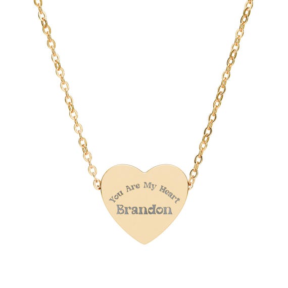 Personalized Heart Pendant: Cherish Her with a Memorable Gift - Ideal for Any Special Occasion!