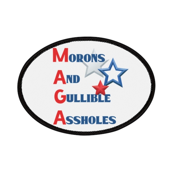 Humorous Iron-On Patches for Jackets, Trendy Statement Patches, Fun Gifts for Friends, DIY Fashion Accessories, MAGA Humor