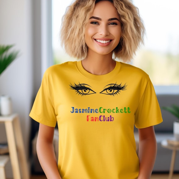 Never MAGA MTG, Jasmine Crockett Fan Club - Unisex Softstyle T-Shirt - Political Shirt - The B6 Congresswoman
