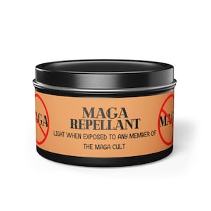 Take a Stand: MAGA Repellent Candles - Anti Trump Scented 4oz Or 8oz, Gift For Friend, Anti MAGA Scented Candle, Political Merch