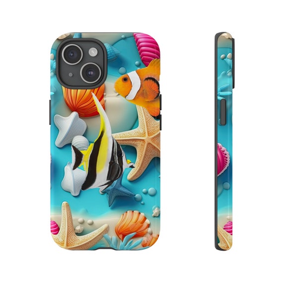Ocean Inspired Style-Hello Summer Phone Case - Beach Aesthetic Summer Seashore Theme - Available For iPhone, Samsung Galaxy, Google Pixel
