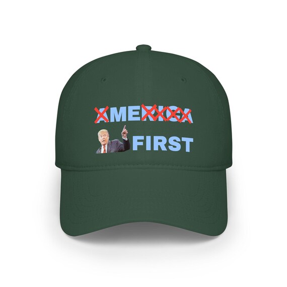 Anti Trump "ME" First Baseball Cap | America First Political Statement Hat