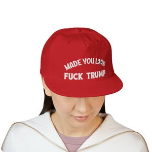 Made You Look "F" Trump Surf Cap | Political Statement Hat image 12