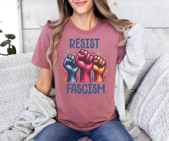 Make a Stand: Protest Resist Apparel for Defying Fascism & Celebrating Love, Political Statement Tee, Protest Apparel, LGBTQ+ Pride Shirt