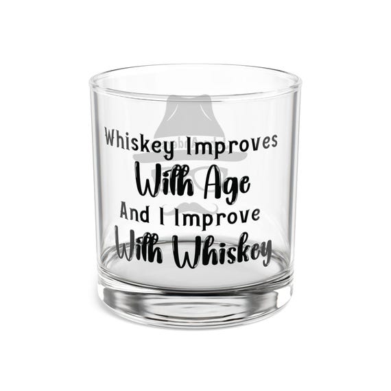 Unique Rocks Glass for Whiskey Enthusiasts - Whiskey Lover Gift for Father's Day, Birthday, Christmas, Personalized Drinkware, Unique Gift