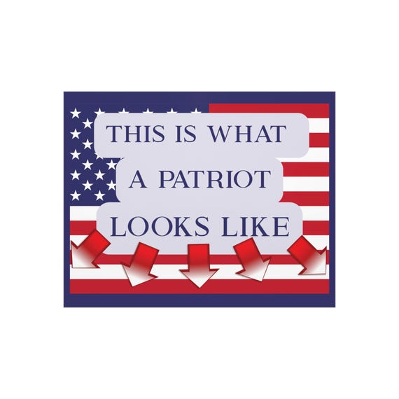 Patriotic Foam Board Sign, A Patriot Looks Like Decor, American Flag Wall Art, Home Decor, Independence Day Decoration