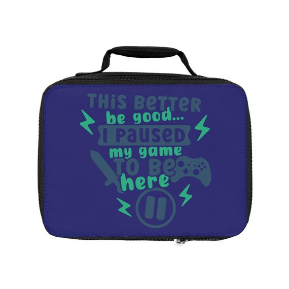 Gamer Water Bottle, Lunch Box & Backpack Design | Back To School Matching Trio