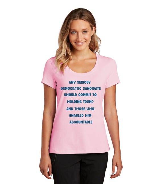 Hold Trump Accountable T-Shirt | Political Statement Tee