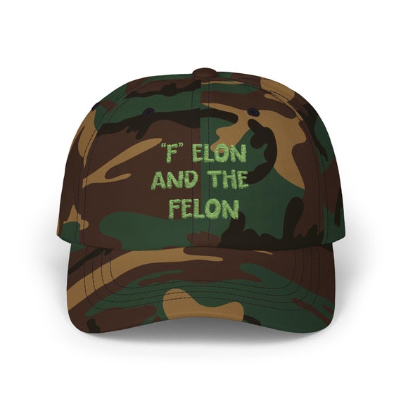 Embroidered F Elon Musk And The Felon Hat, Perfect Gift for Mothers Or Fathers Day, Summer Hat, Unique Fathers Day Gift, Trending Now