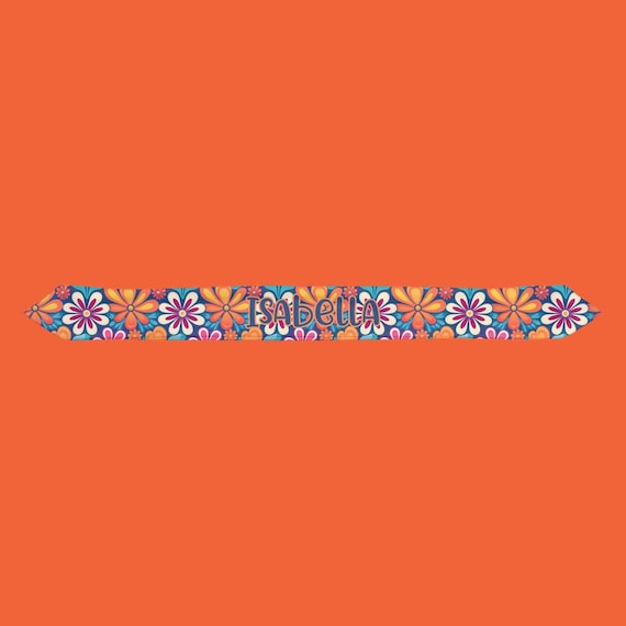 Adorable Personalized Infant Headbands for Your Little Princess-Retro Floral Infant Headbands