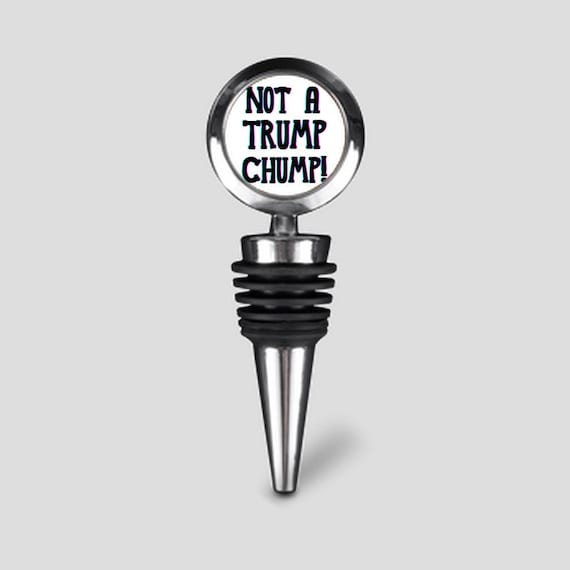 Unique Anti-Trump Bottle Stoppers - Add A Touch Of Activism To Your Bar Cart! Makes A Great Gift!