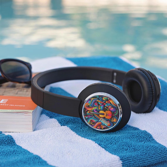 Beebop Bluetooth Music Headphones- Music Lover Gift, Teen Gift, Musician Gift! Built In Mic With On-Ear Controls - Noise Isolating Fit!