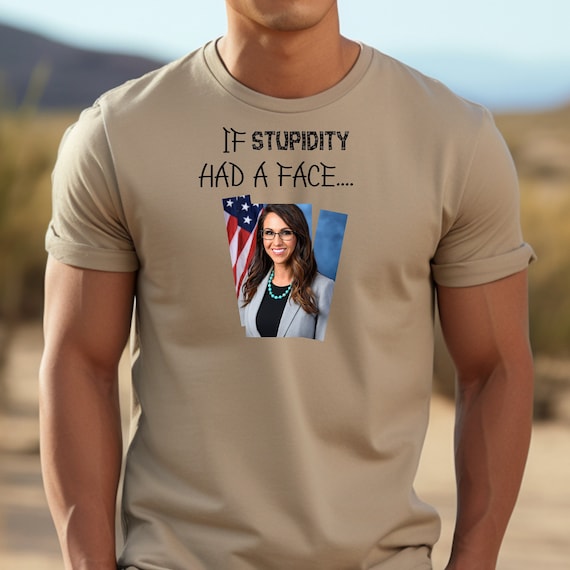 Leftist Anti Trump Shirt, Political Shirt-Lock Him Up Unisex Softstyle T-Shirt - Great Election Year Shirt - Anti MAGA Lauren Boebert Tee