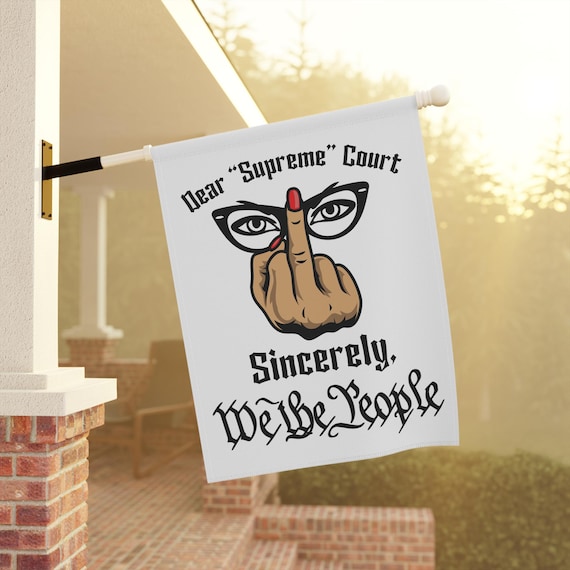 Elevate Your Space with our SCOTUS Anti Trump ROEVEMBER Yard Banner, Support Women's Rights & Civil Rights Outdoor Message To Supreme Court
