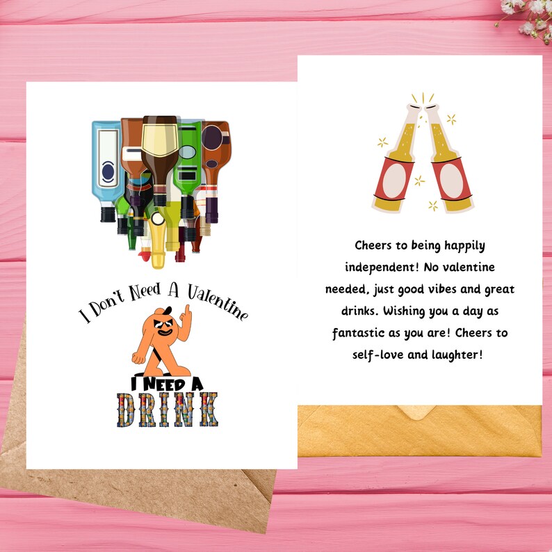 Anti Valentines Day Card Printable Download High Quality 300DPI 5x7
