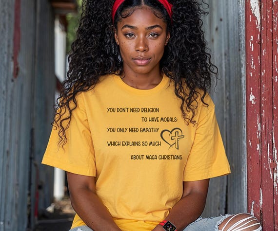 Anti MAGA Unisex T-Shirt: Empathetic Activism, Social Change Apparel