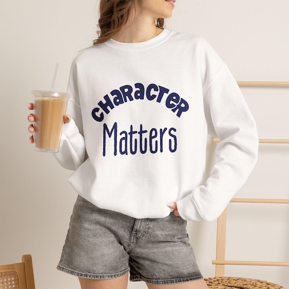 Printed Character Matters Sweatshirt | Crewneck Shirt