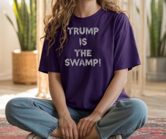 Activist Statement Shirt: Drain The Swamp Design! Trump IS The Swamp Protest Tee, Unisex Graphic Tee, Casual Wear, Political Merch