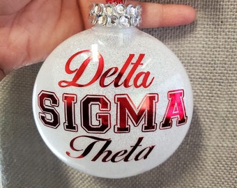 Adornos navideños de Delta Sigma Theta Inc.