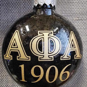Alpha Phi Alpha Christmas Ornament