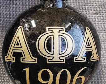 Alpha Phi Alpha Christmas Ornament