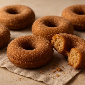 Apple Cider Donuts Recipe PDF | Baked Fall Donuts with Cinnamon Sugar | Cozy Autumn Treat | Easy Printable | Instant Download