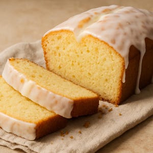 Lemon Pound Cake Printable Recipe | Easy Moist Loaf Cake PDF | Instant Download | Spring Dessert | Beginner Baking | Tea Party Treat