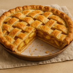 Classic apple pie recipe printable | Cozy fall dessert PDF | Homemade pie gift idea | Instant download baking recipe card