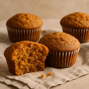 Pumpkin spice muffins recipe PDF | Cozy fall breakfast | Easy autumn baking idea | Soft spiced muffin | Printable recipe download