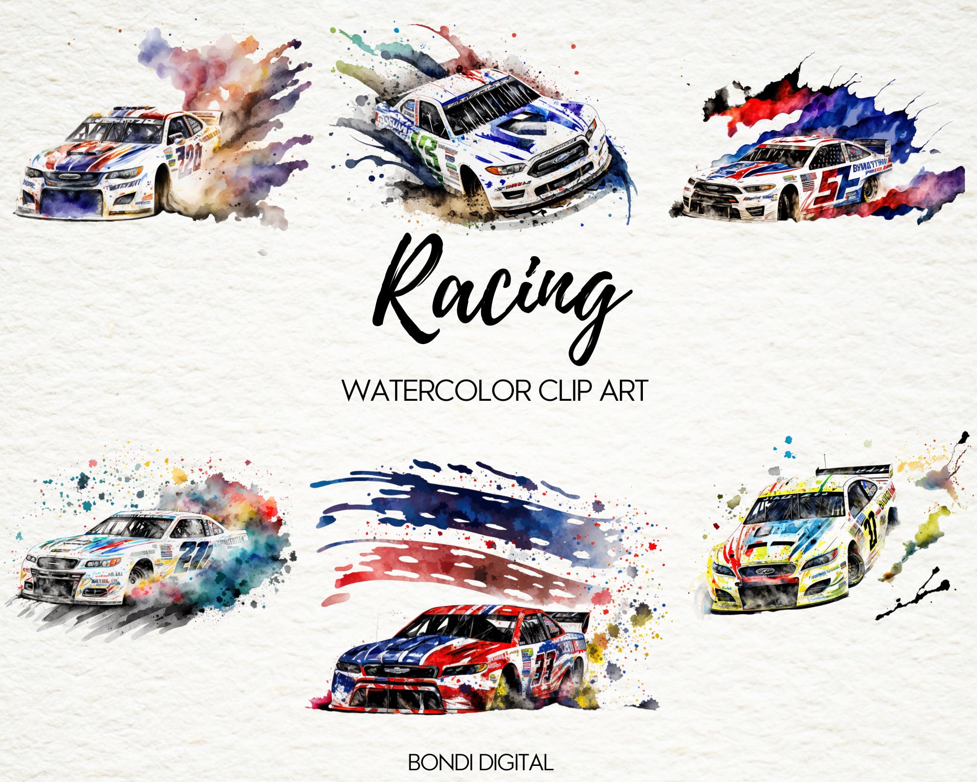 Nascar Race Car Clip Art