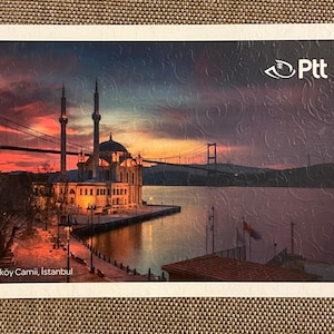 Turkey PTT Postcard for Collection - Ortaköy Mosque, Istanbul
