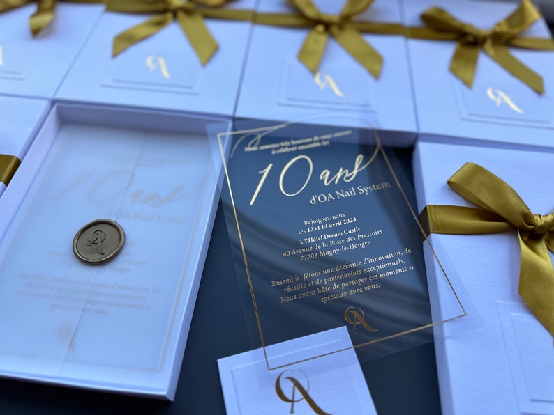 Business Invitation Set, Custom Box Invitation, Luxury Invitation, Box