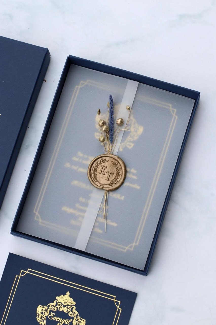 Box Invitation Luxury Wedding Box Invitation Luxury Etsy