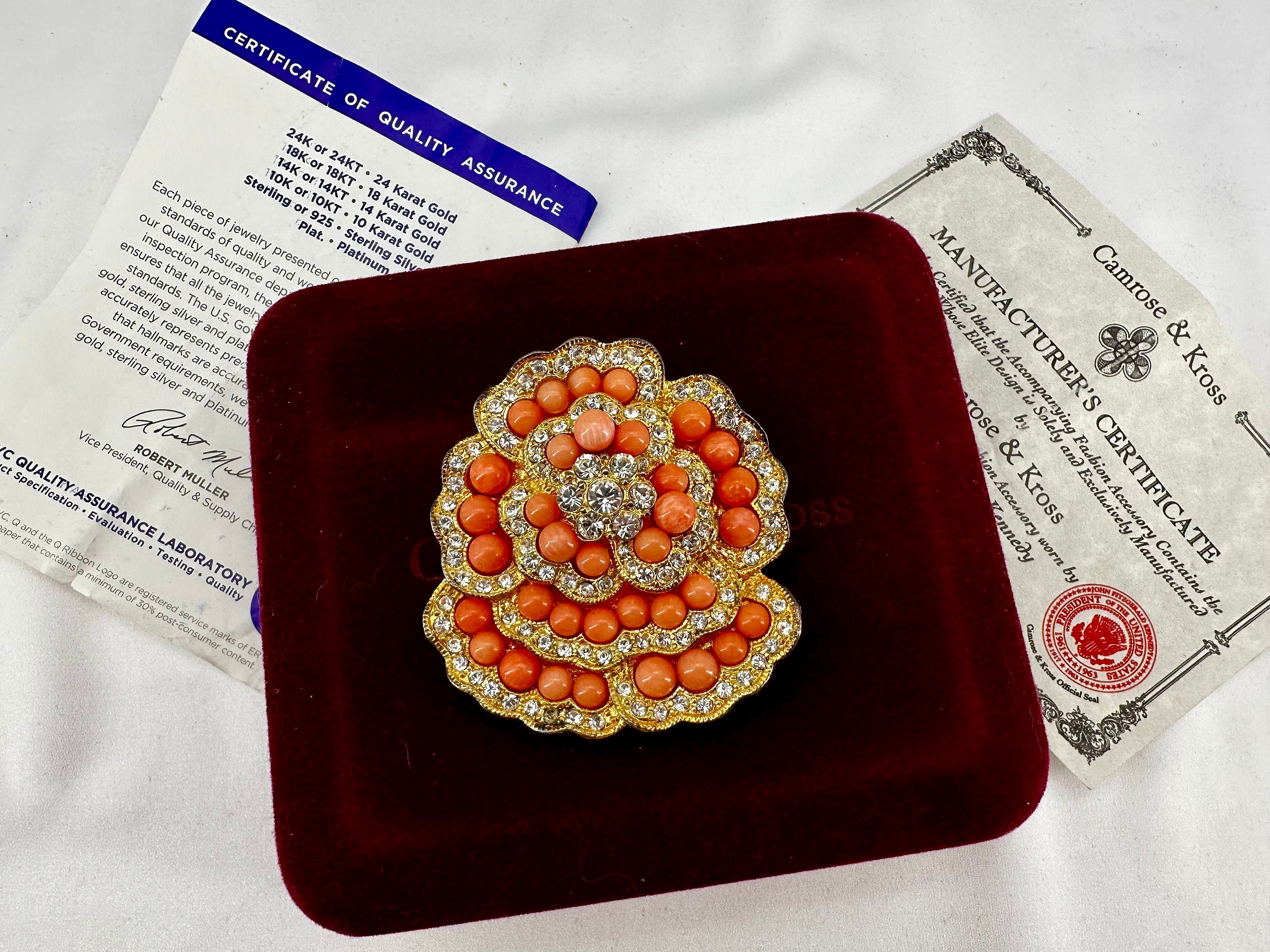 Camrose kross brooch - Etsy 日本