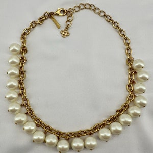 Oscar De La Renta - Necklace - White Pearls