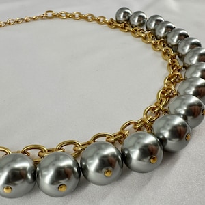 Oscar De La Renta - Necklace - Grey Pearls